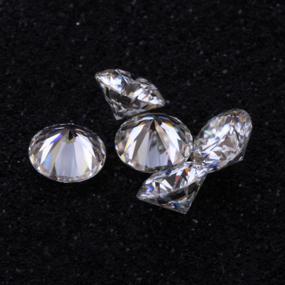 1 Carat Brilliant Cut Moissanite Loose Lab Diamond Alternative VVS Jewelery Stone