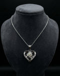 Moissanite Heart Pendant Necklace 1ct VVS 925 Sterling Silver Chain Women Gift